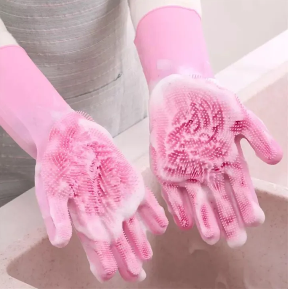 Magic Silicone Dish Washing Gloves